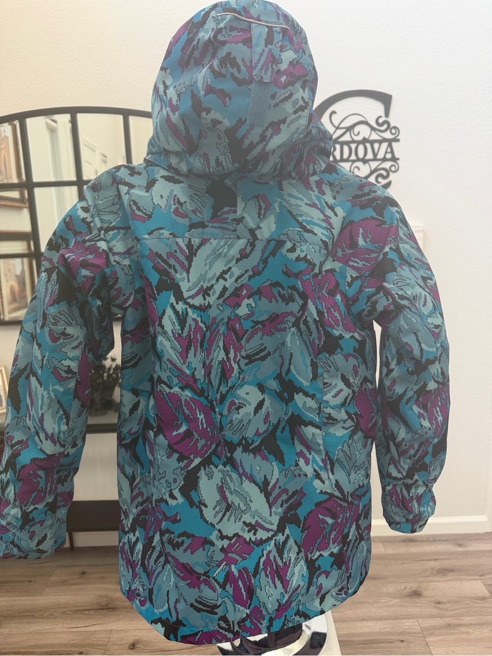 Columbia Girls Bugaboo II Interchange Jacket M 10/12 Teal Purple NWOT HOST PICK🎉 - Picture 3 of 10